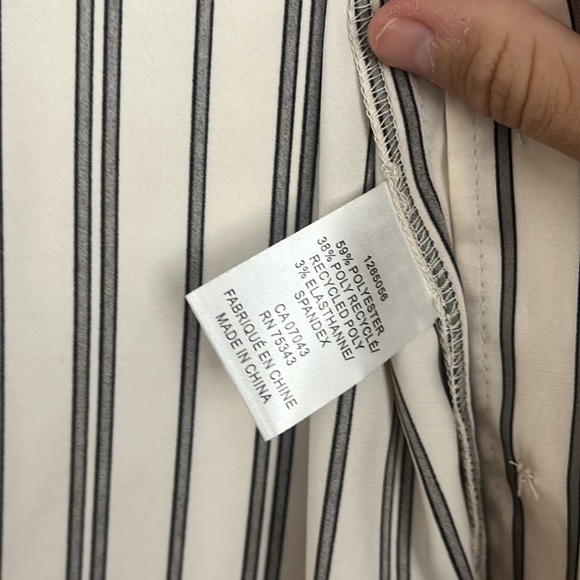 Silky Button Up Dress Shirt with Gold Buttons - Picture 3 of 5